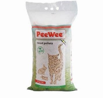 Peewee houtkorrels 9kg