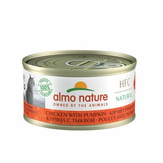 Almo nature HFC kip&amp;pompoen 70gr