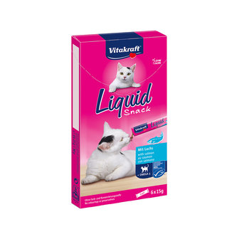 Vitakraft liquid snack zalm 6x15gr