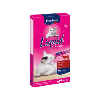 Vitakraft liquid snack rund 6x15gr